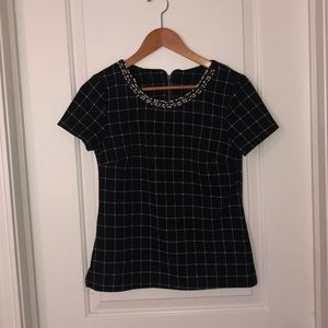 Black and white shirt